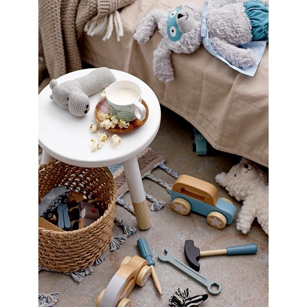 Modro-siva otroška bombažna preproga Bloomingville Cool, 60 x 90 cm-image-4