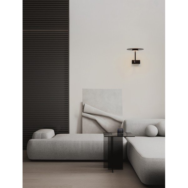 Mat črna aluminijasta LED stenska svetilka Tovi – Nova Luce-image-2