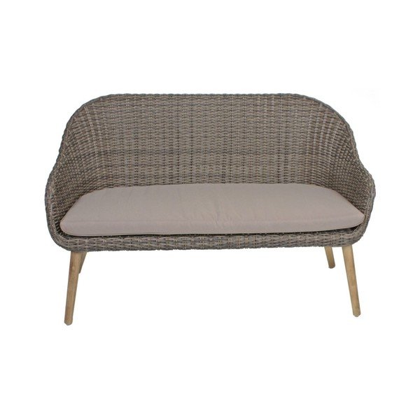 Rjav vrtni fotelj iz masivnega lesa Pueblo – Garden Pleasure-image-3