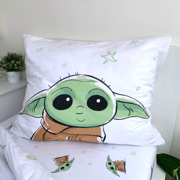 Bombažna otroška posteljnina 140x200 cm Star Wars Baby Yoda – Jerry Fabrics-image-4