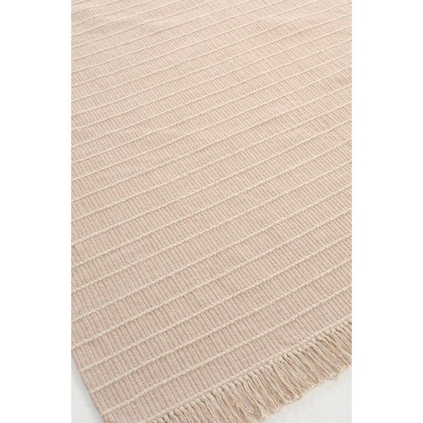 Bež ročno tkan bombažen tekač 80x150 cm Irma – Jotex-image-4