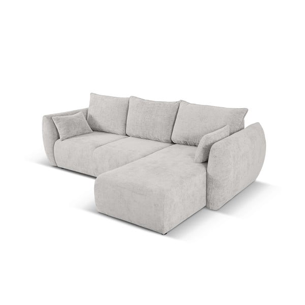 Svetlo siva kotna sedežna garnitura (desni kot) Matera – Cosmopolitan Design-image-4