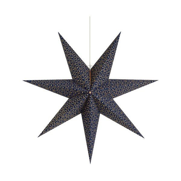 Temno modra viseča božična svetlobna dekoracija Baroque – Markslöjd