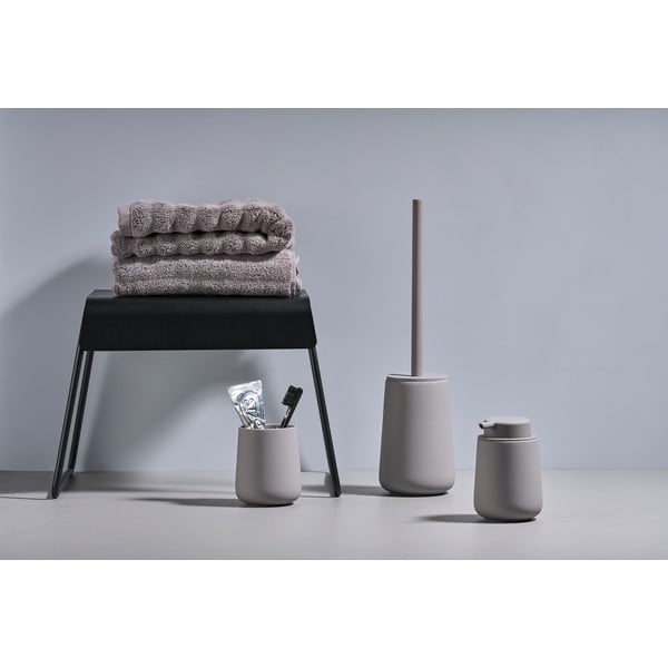 Siva keramičen lonček za zobno ščetko Zone Nova One-image-2