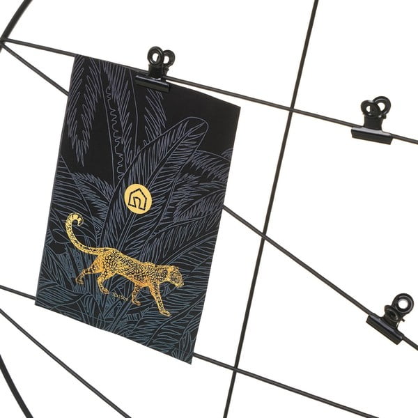 Komplet 2 črnih kovinskih stojal za fotografije Casa Selección-image-2