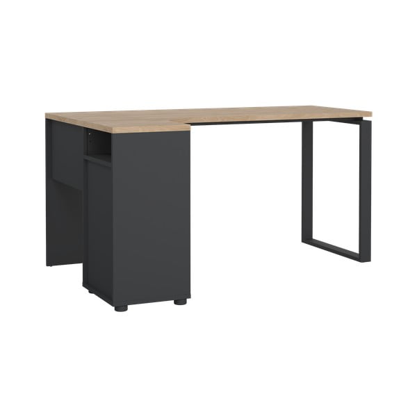 Pisalna miza z mizno ploščo v hrastovem dekorju 100x150 cm Sign – Tvilum-image-3