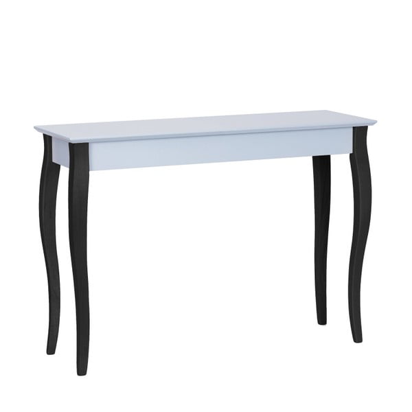 Svetlo siva konzolna mizica s črnimi nogami Ragaba Lilo, širina 105 cm