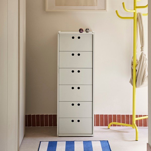 Kremno bela omarica 40x118x40 cm Wally – Teulat-image-1