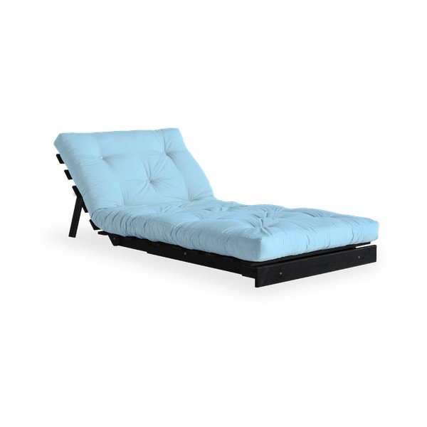 Raztegljiv fotelj Karup Design Roots Black/Light Blue-image-4