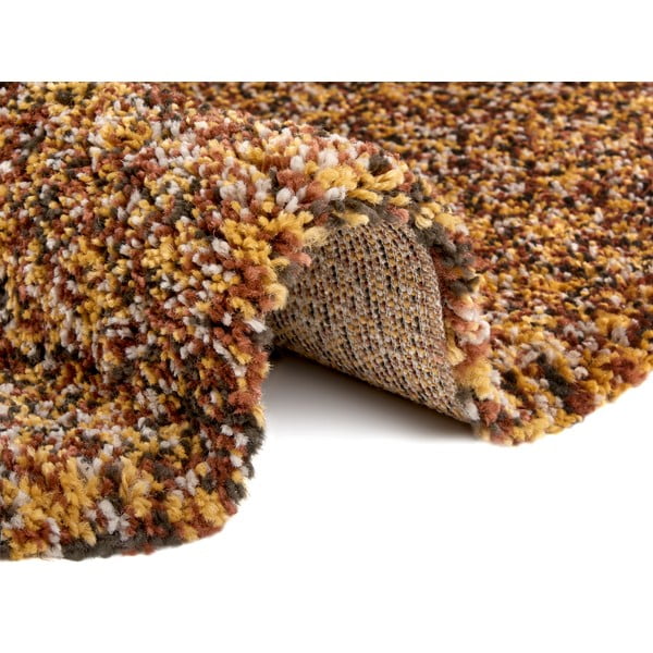 Okrogla preproga v bronasti barvi ø 160 cm Shag – Hanse Home-image-2