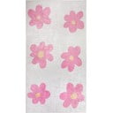 Rožnata/slonokoščena pralna otroška preproga 80x150 cm Cute Flowers Pink – Vitaus