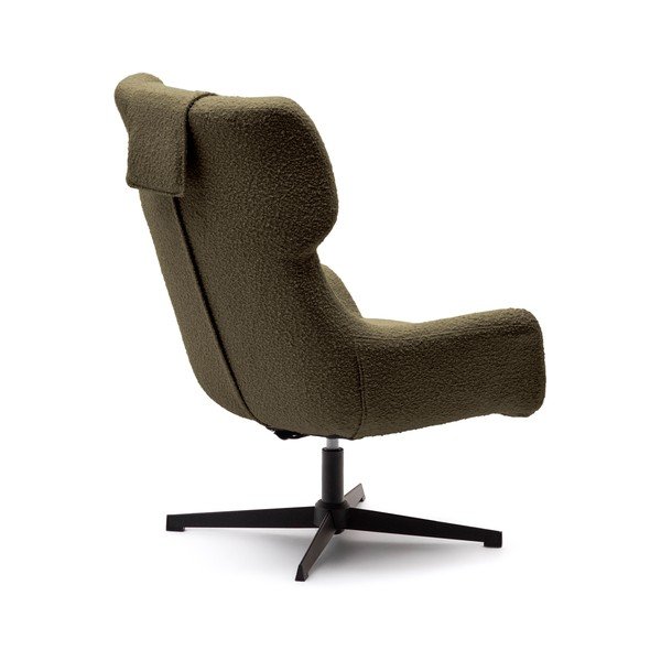 Temno zelen fotelj Zalina – Kave Home-image-4