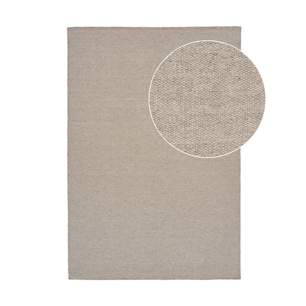 Sivorjava preproga iz mešanice volne 200x300 cm Nila – House Nordic