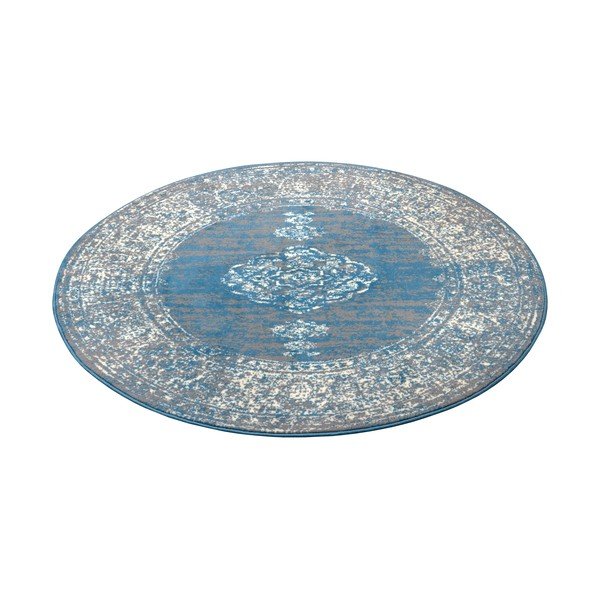 Modra okrogla preproga ø 160 cm Méridional - Hanse Home-image-2