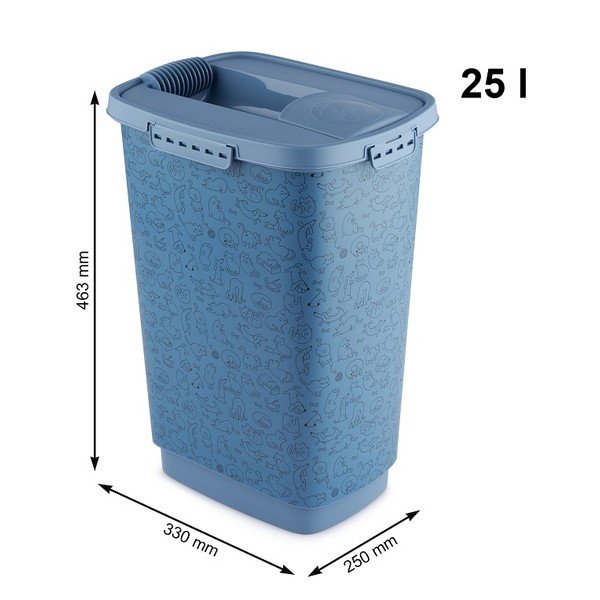 Modra škatla za brikete 25 l Cody - Rotho-image-1