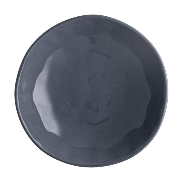 Temno siv porcelanast krožnik za pico Brandani Pizza, ⌀ 20,5 cm