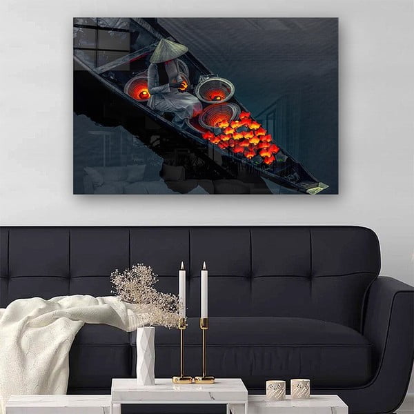 Steklena slika 70x50 cm China – Wallity-image-1