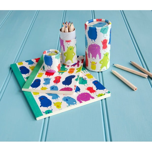 Komplet 12 mini barvic Rex London Pošasti sveta-image-3