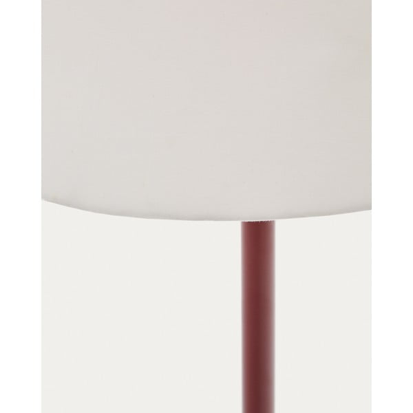 Stoječa svetilka v barvi terakote s tekstilnim senčilom (višina 153 cm) Navat – Kave Home-image-4