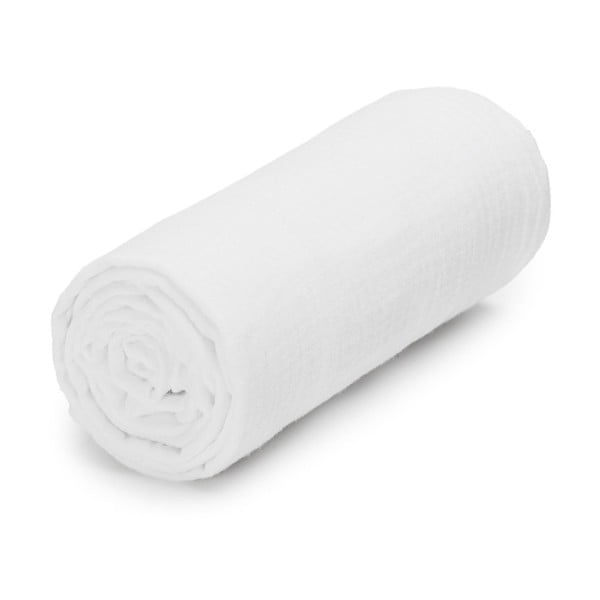 Bela otroška brisača iz muslina 120x120 cm – T-TOMI