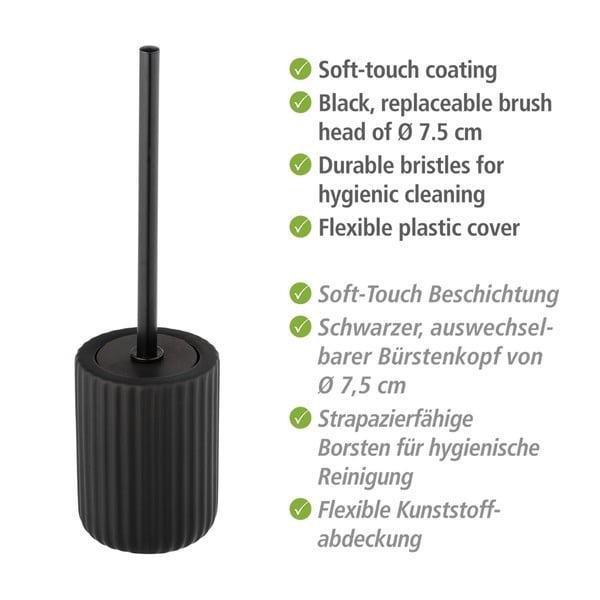 Črna straniščna krtača Wenko Belluno-image-3