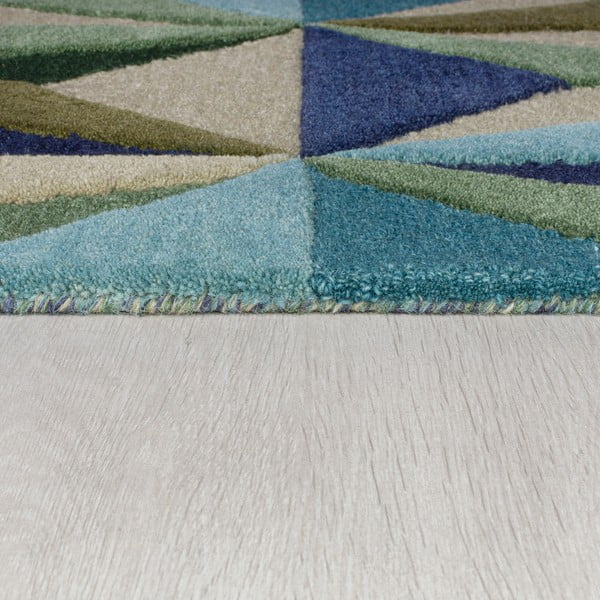 Modra volnena preproga 120x170 cm Reverie – Flair Rugs-image-3
