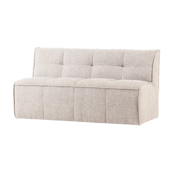 Bež oblazinjena klop iz tkanine bouclé Cluster – vtwonen-image-2