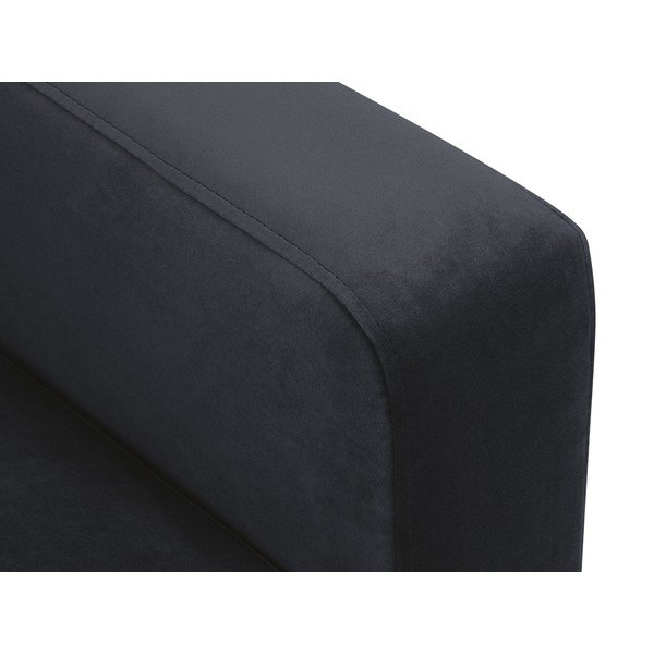 Temno modra žametna zofa Kooko Home Harmony, 220 cm-image-4