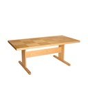 Jedilna miza v hrastovem dekorju 95x195 cm Skak – Hübsch