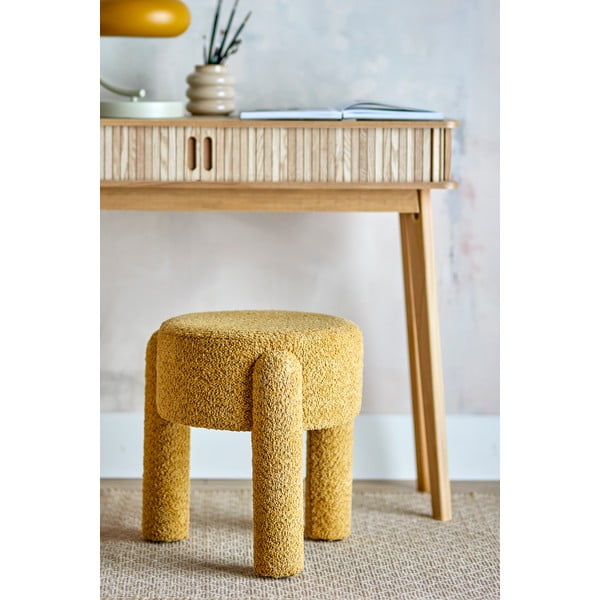 Oker rumen oblazinjen stolček Bruno – Bloomingville-image-1