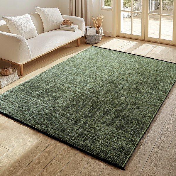 Zelena pralna preproga 200x290 cm Space – Ayyildiz Carpets-image-1