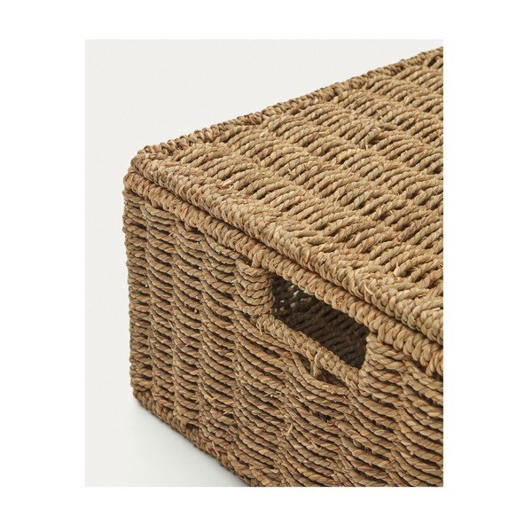 Košare v kompletu 2 ks iz morske trave 40x60x21 cm Tossa – Kave Home-image-4