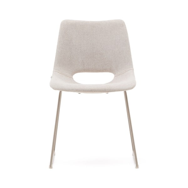 Bež jedilni stol Zahara – Kave Home-image-3