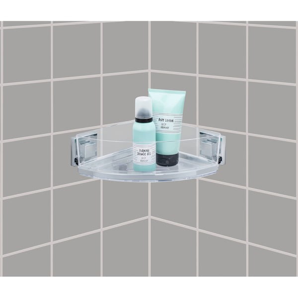 Vogalna polica Wenko Vacuum-Loc, 19,5 x 28 cm-image-1