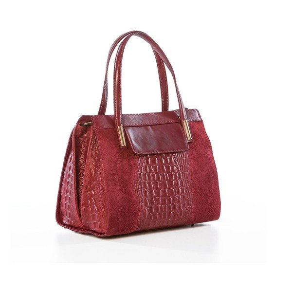 Usnjena torbica Croco Red-image-4