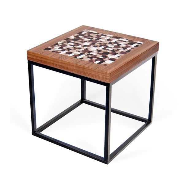 Zložljiva miza z vrhom iz orehovega lesa TemaHome Metrika