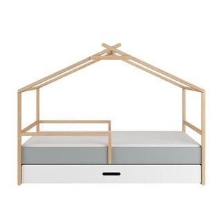 Otroška postelja iz borovega lesa BELLAMY TeePee, 90 x 180 cm