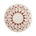 Kremno bel desertni lončen krožnik z božičnim motivom ø 16 cm Jolly – Bloomingville