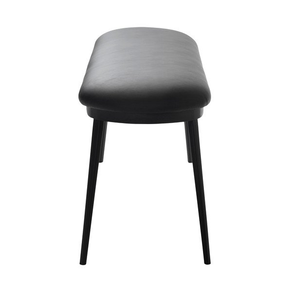 Črna klop iz umetnega usnja Gain – Unique Furniture-image-3