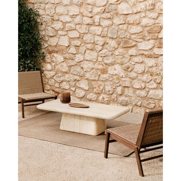 Bež notranja in zunanja preproga iz recikliranih vlaken 160x230 cm Despas – Kave Home-image-1