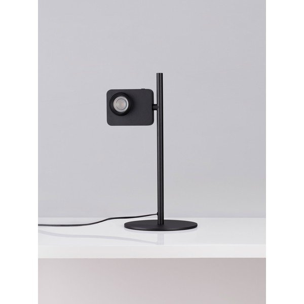 Črna aluminijasta LED namizna svetilka z upogljivo konstrukcijo/zatemnitvena (višina 46 cm) Kedros – Nova Luce-image-3