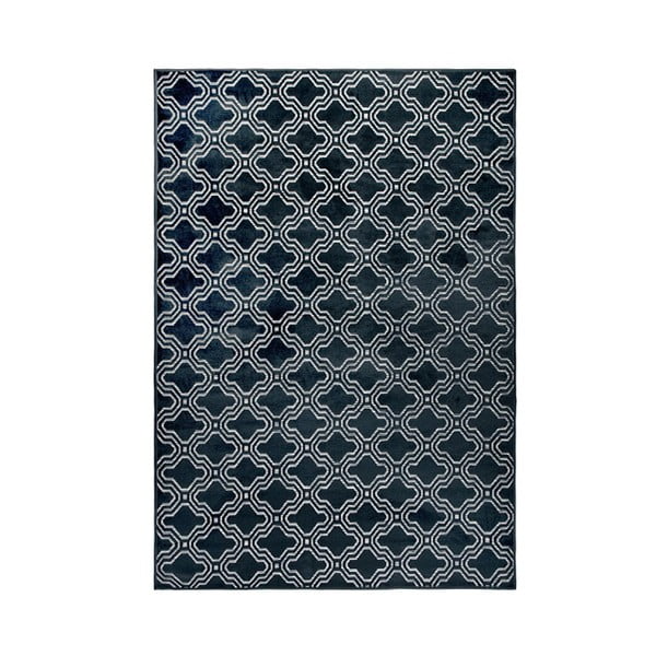 Temno modra preproga White Label Feike, 160 x 230 cm
