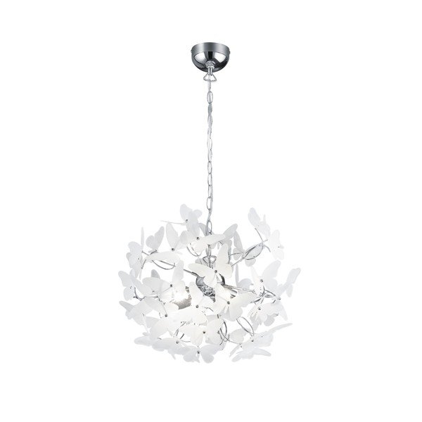 Otroška viseča svetilka s plastičnim senčilom ø 50 cm Butterfly – Reality-image-4