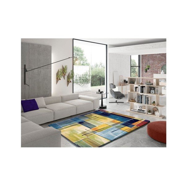 Modro-rumena preproga Universal Lenny Multi, 120 x 170 cm-image-1