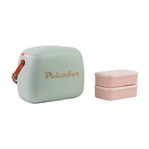 Prašno zelena hladilna torba 6 l Classic Gold – Polarbox