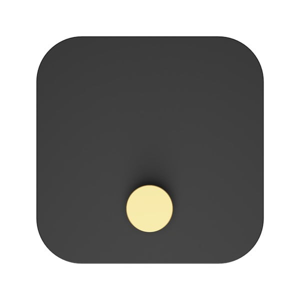 Črn kovinski stenski obešalnik s polico Hang in There – UMAGE-image-3