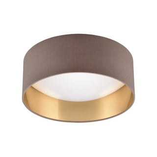 Svetlo rjava LED stropna svetilka ø 30 cm Locarno – Trio