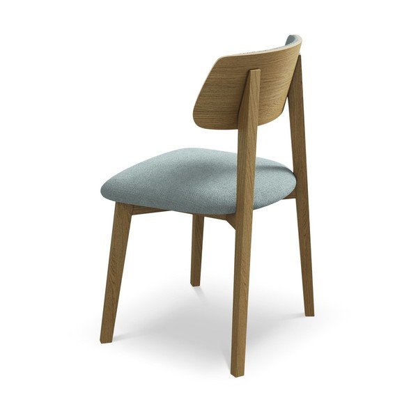 Moder jedilni stol iz masivnega lesa Niu – Makamii-image-3