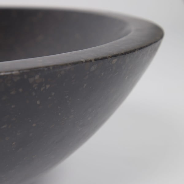 Črn terrazzo umivalnik Kave Home Sunday, ø 40 cm-image-2