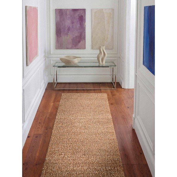 Bež ročno tkan bouclé tekač 80x200 cm Notting Hill Portobello – Ted Baker-image-1